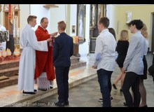  Msza św. - sakramentu bierzmowania naszej młodzieży udzielił biskup Grzegorz Olszowski.