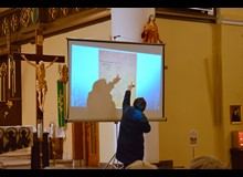 150-lecie poświęcenia kościoła - wieczór z historią parafii prowadziła Pani I. Twardoch (11.11.2021)

