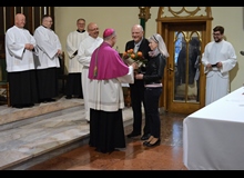 Wizytacja - powitanie ks. biskupa Grzegorza Olszowskiego,sufragana naszej Archidiecezj (07.10.2022)