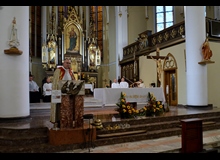 Wizytacja kanoniczna - powitanie ks. biskupa Grzegorza Olszowskiego, sufragana naszej Archidiecezj (07.10.2022)